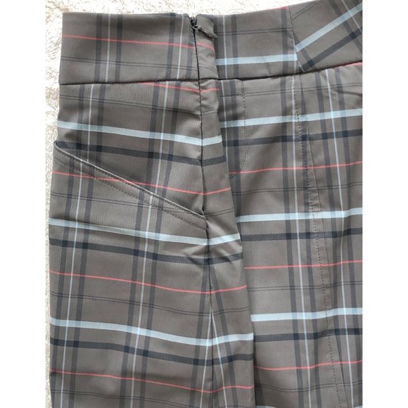 Oakley Plaid Palm Golf Skort - Size 4 - Picture 3 of 6